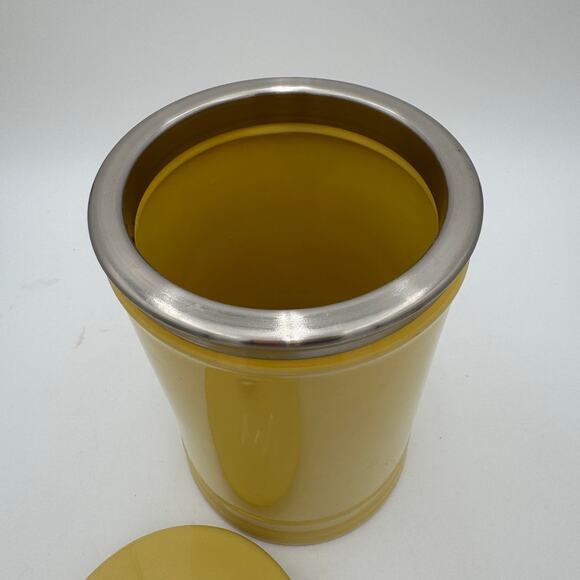 Southern Living for Dillards Yellow Canister 12" with Rubber Seal - Picture 3 of 8